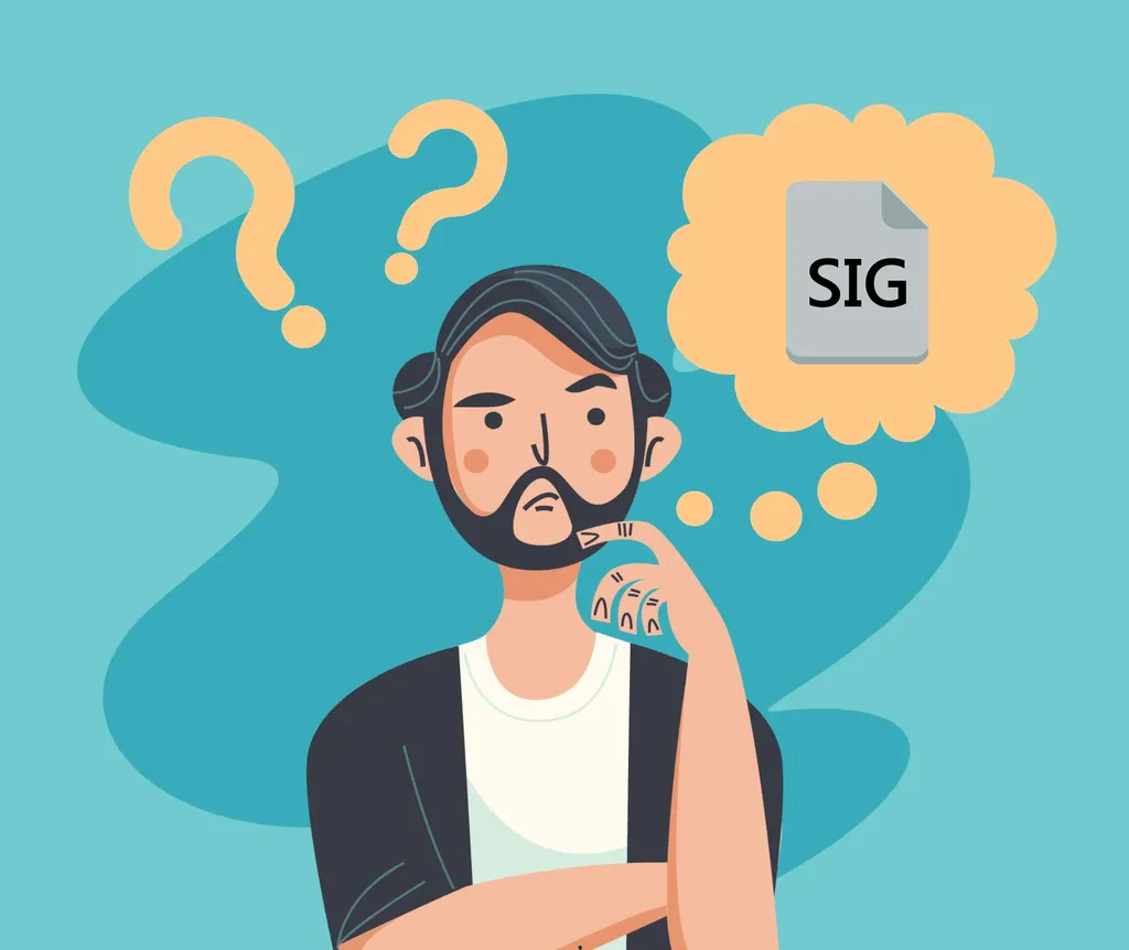 Как открыть файл с расширением sig